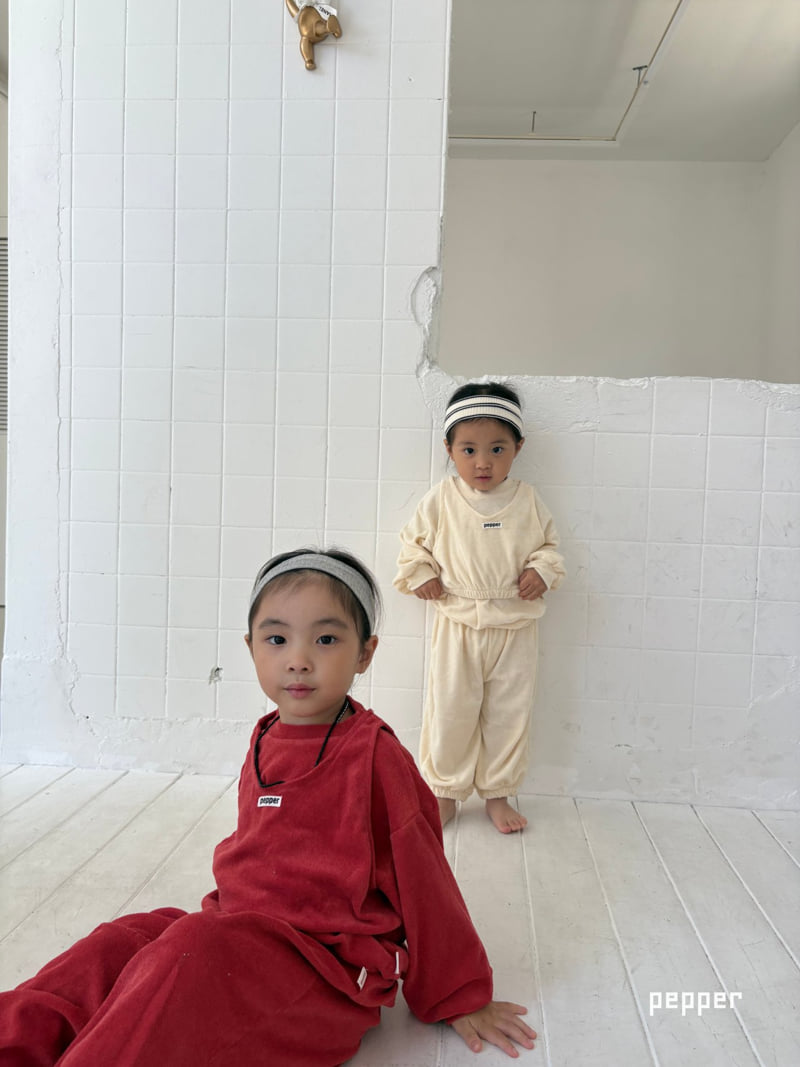 The Pepper - Korean Children Fashion - #kidsstore - Strawberry Mochi Terry Sweatshirt - 10