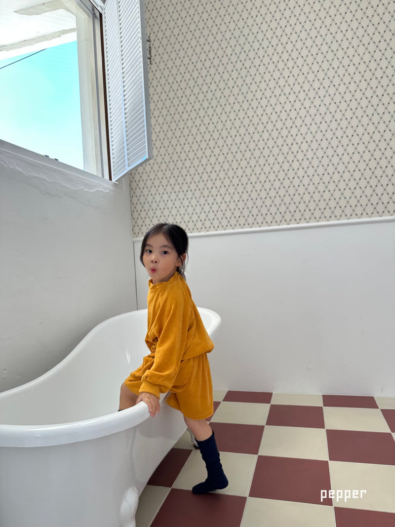 The Pepper - Korean Children Fashion - #kidsstore - Mustard Set - 5