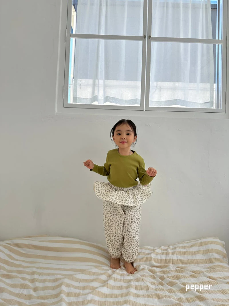 The Pepper - Korean Children Fashion - #kidsstore - Snowflake Tiered Jogger Pants - 11