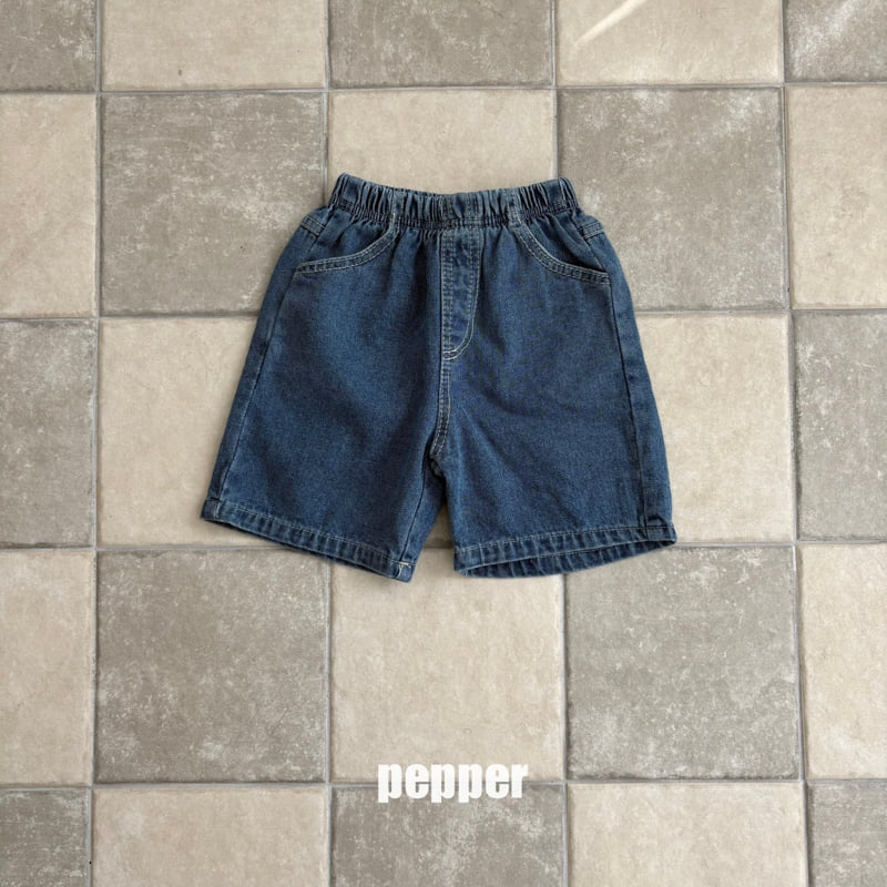 The Pepper - Korean Children Fashion - #kidzfashiontrend - Pepper Bermuda Denim Pants - 3