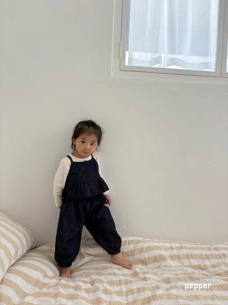 The Pepper - Korean Children Fashion - #kidzfashiontrend - Denim Jogger Pants - 7