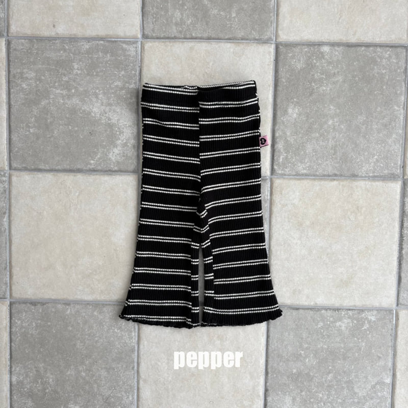 The Pepper - Korean Children Fashion - #kidzfashiontrend - Ribbed Bootcut Pants - 3