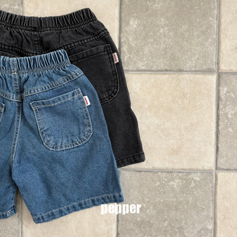 The Pepper - Korean Children Fashion - #littlefashionista - Pepper Bermuda Denim Pants - 5