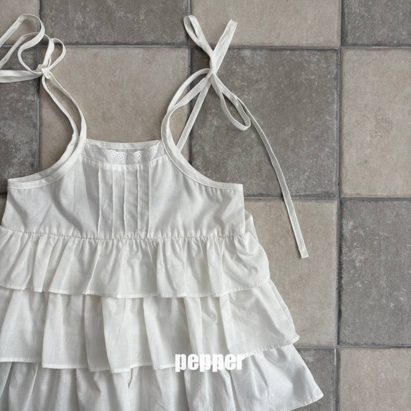 The Pepper - Korean Children Fashion - #littlefashionista - Tiered One-piece - 3