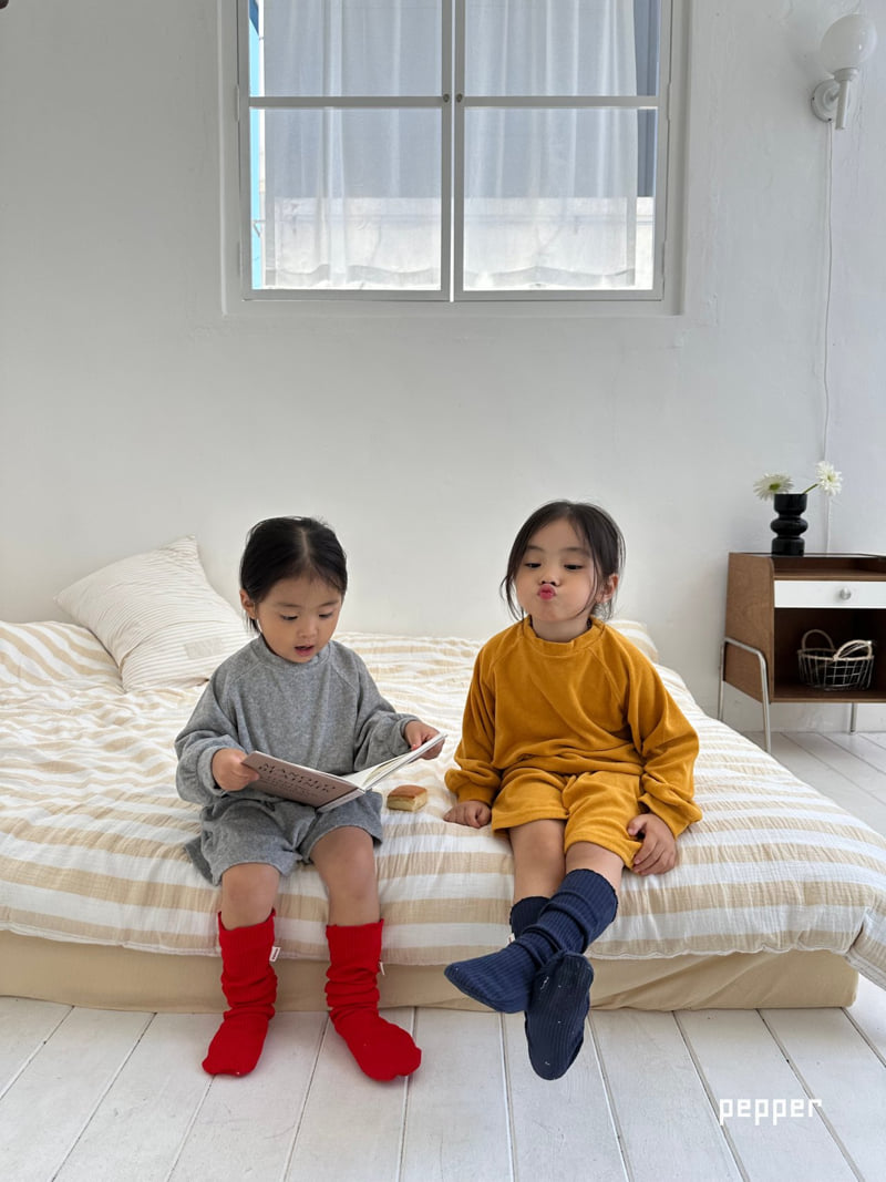 The Pepper - Korean Children Fashion - #littlefashionista - Mustard Set - 8