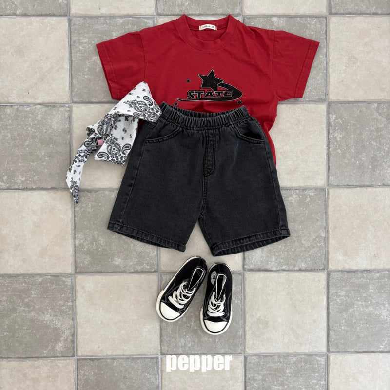 The Pepper - Korean Children Fashion - #littlefashionista - Star Short-sleeve Tee - 6