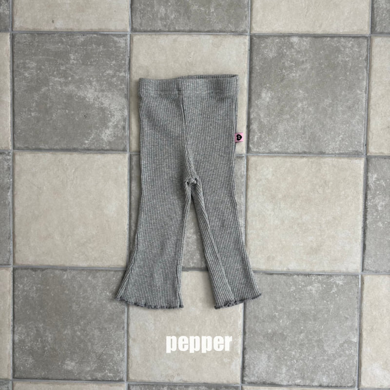 The Pepper - Korean Children Fashion - #littlefashionista - Ribbed Bootcut Pants - 5
