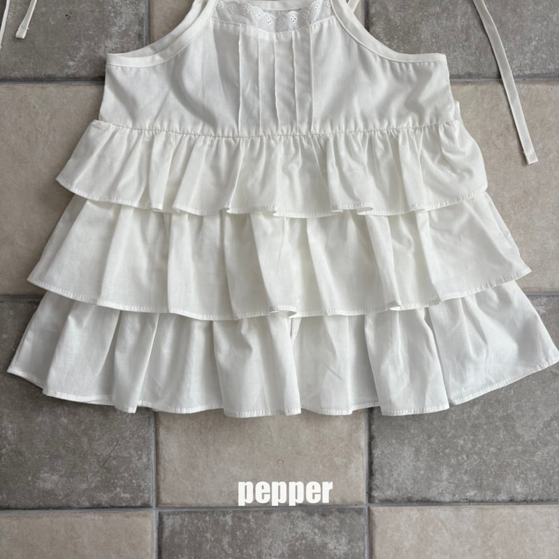 The Pepper - Korean Children Fashion - #littlefashionista - Tiered One-piece - 4