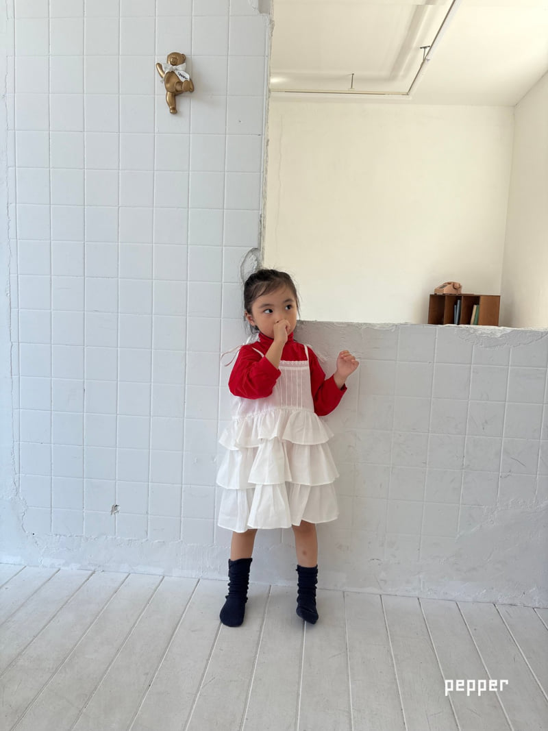 The Pepper - Korean Children Fashion - #minifashionista - Tiered One-piece - 5