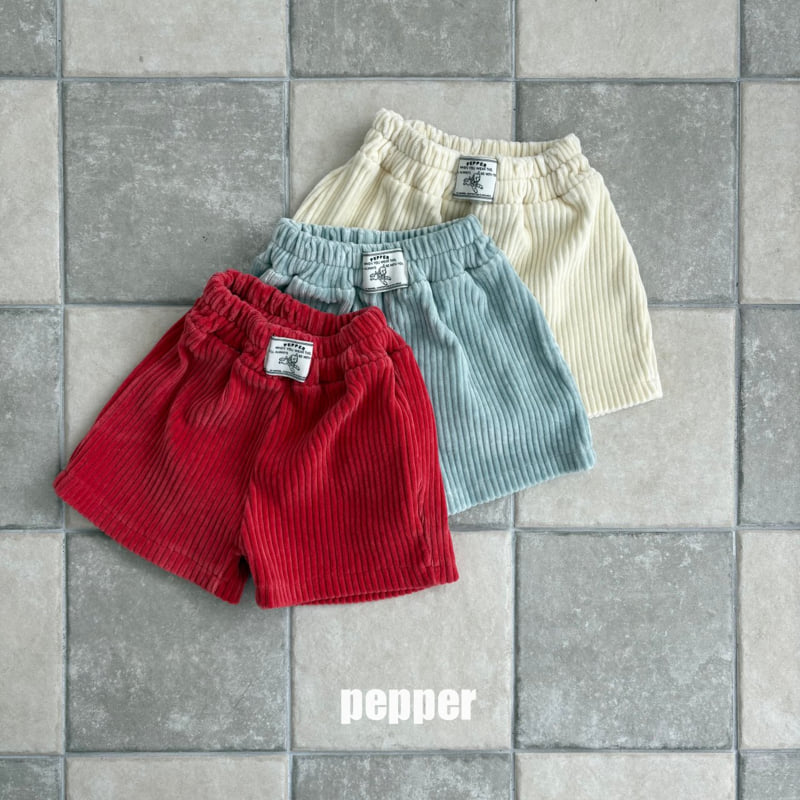 The Pepper - Korean Children Fashion - #minifashionista - Soft Velour Shorts