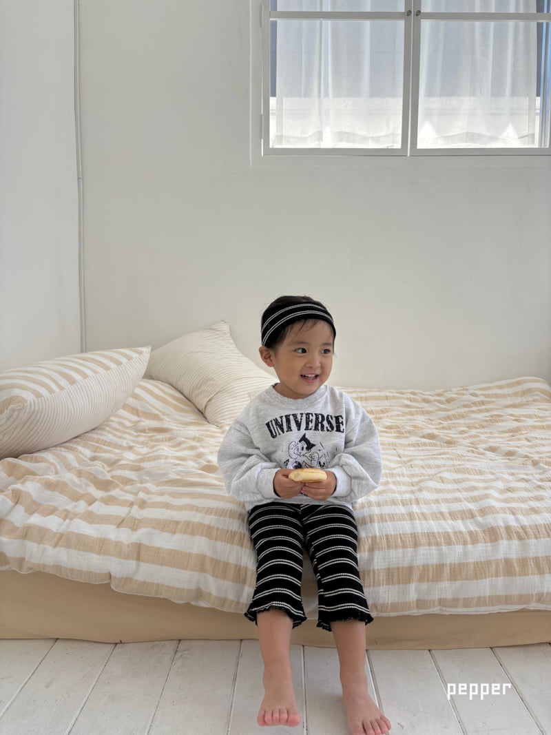 The Pepper - Korean Children Fashion - #minifashionista - Ribbed Bootcut Pants - 7
