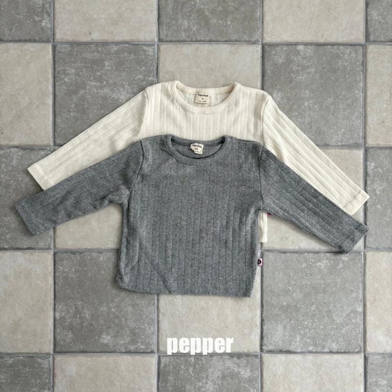 The Pepper - Korean Children Fashion - #prettylittlegirls - Eyelet Tee