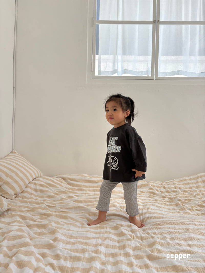 The Pepper - Korean Children Fashion - #prettylittlegirls - Ribbed Bootcut Pants - 8