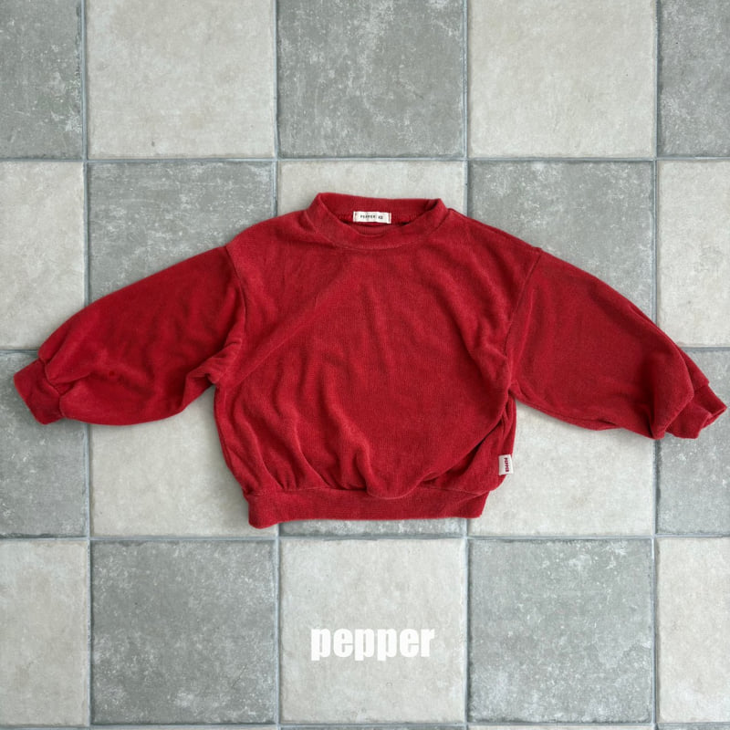 The Pepper - Korean Children Fashion - #stylishchildhood - Strawberry Mochi Terry Sweatshirt - 3