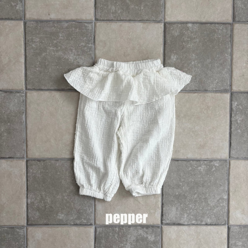 The Pepper - Korean Children Fashion - #toddlerclothing - Snowflake Tiered Jogger Pants - 3