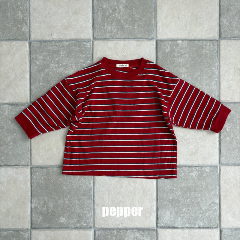 The Pepper - Korean Women Fashion - #momslook - Pepper Stripe Tee - 3
