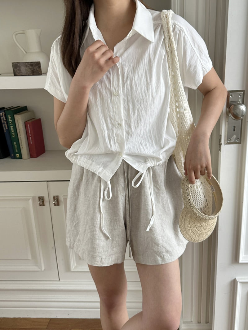 There By - Korean Women Fashion - #momslook - With Shirring Blouse - 2