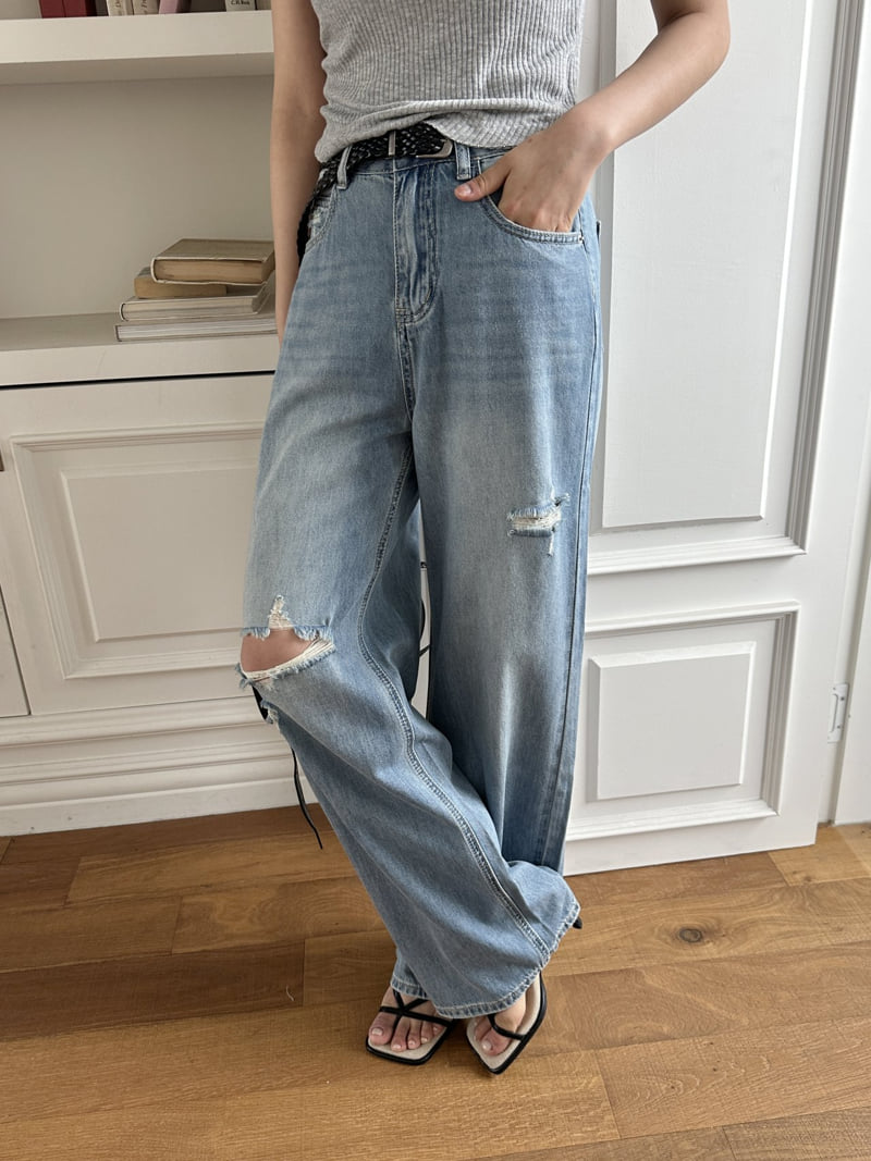 There By - Korean Women Fashion - #momslook - 902 Denim Pants - 3