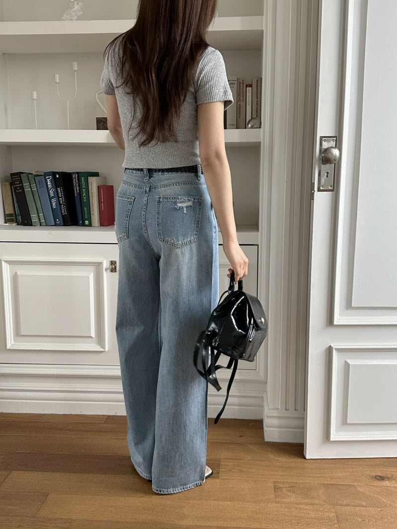 There By - Korean Women Fashion - #momslook - 902 Denim Pants - 9