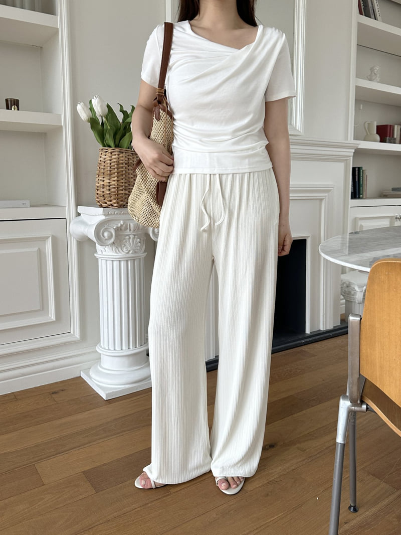 There By - Korean Women Fashion - #momslook - Ice Ribbed Pants - 5