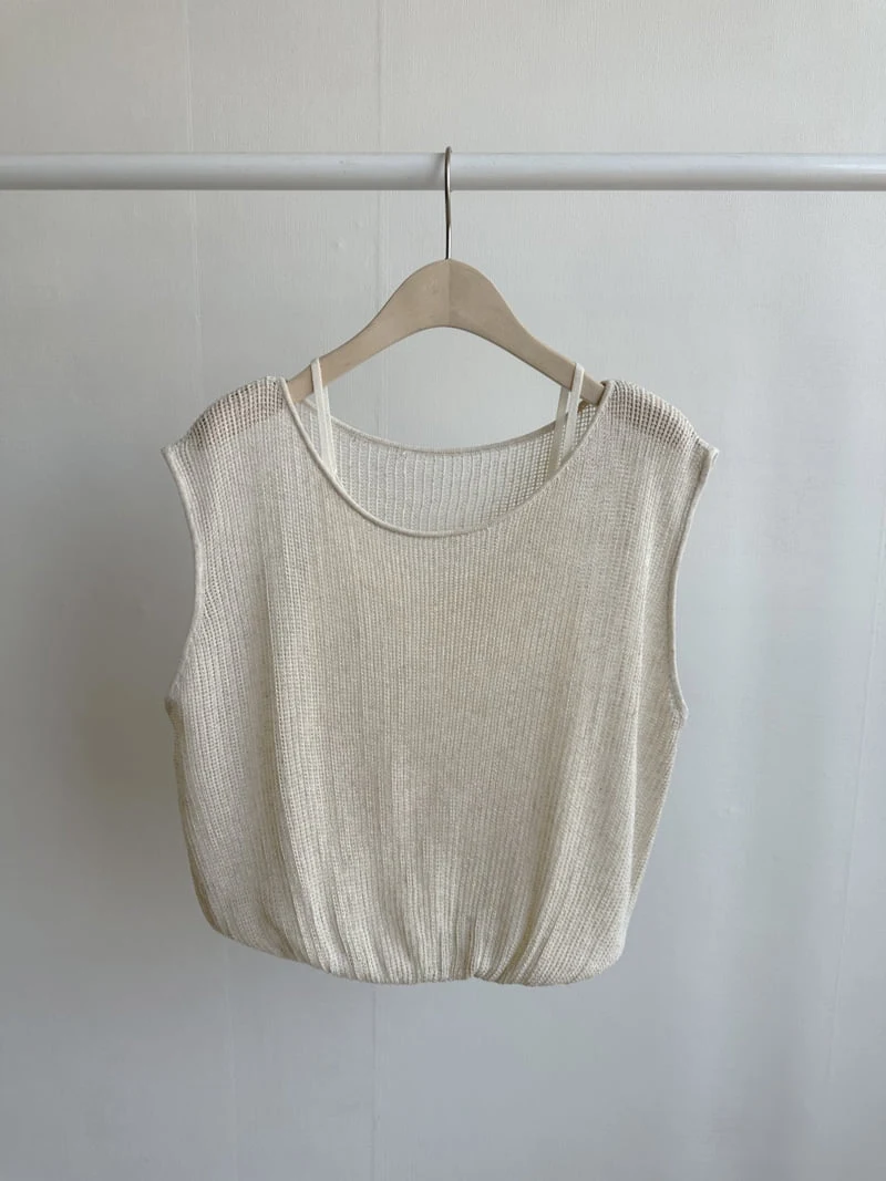 There By - Korean Women Fashion - #momslook - Your Knit Sleeveless - 3