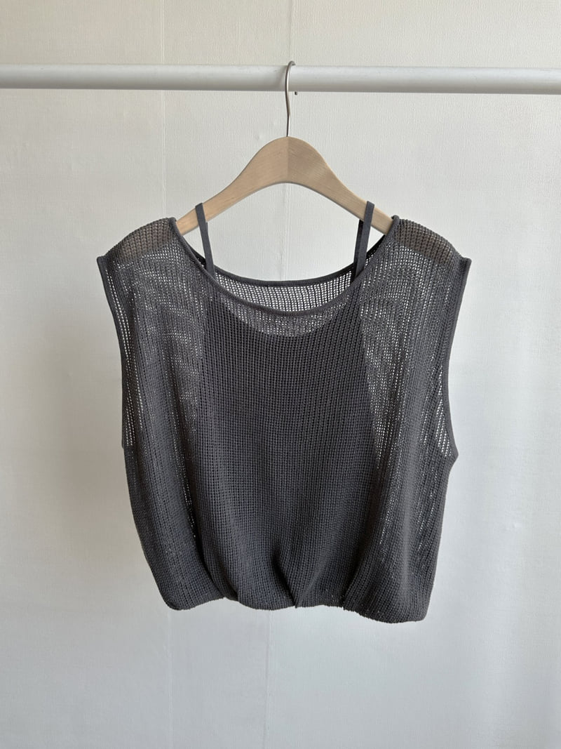 There By - Korean Women Fashion - #momslook - Your Knit Sleeveless - 4