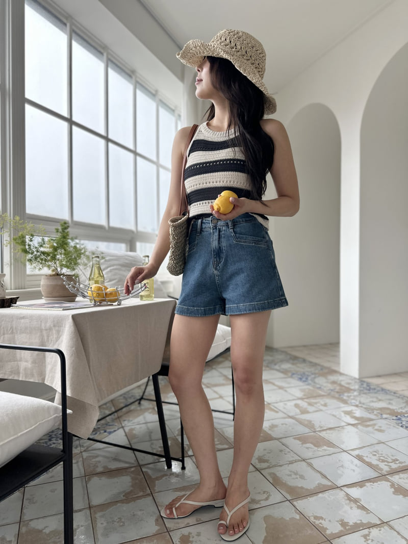 There By - Korean Women Fashion - #momslook - 528 Denim Shorts - 2