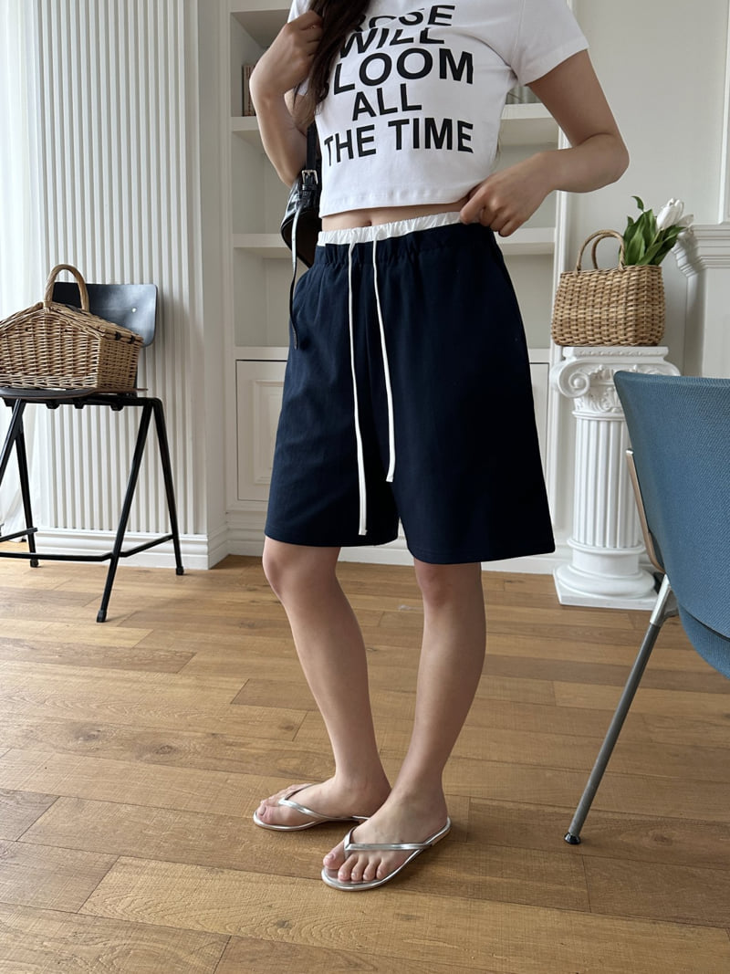 There By - Korean Women Fashion - #momslook - There Color-block Shorts - 5