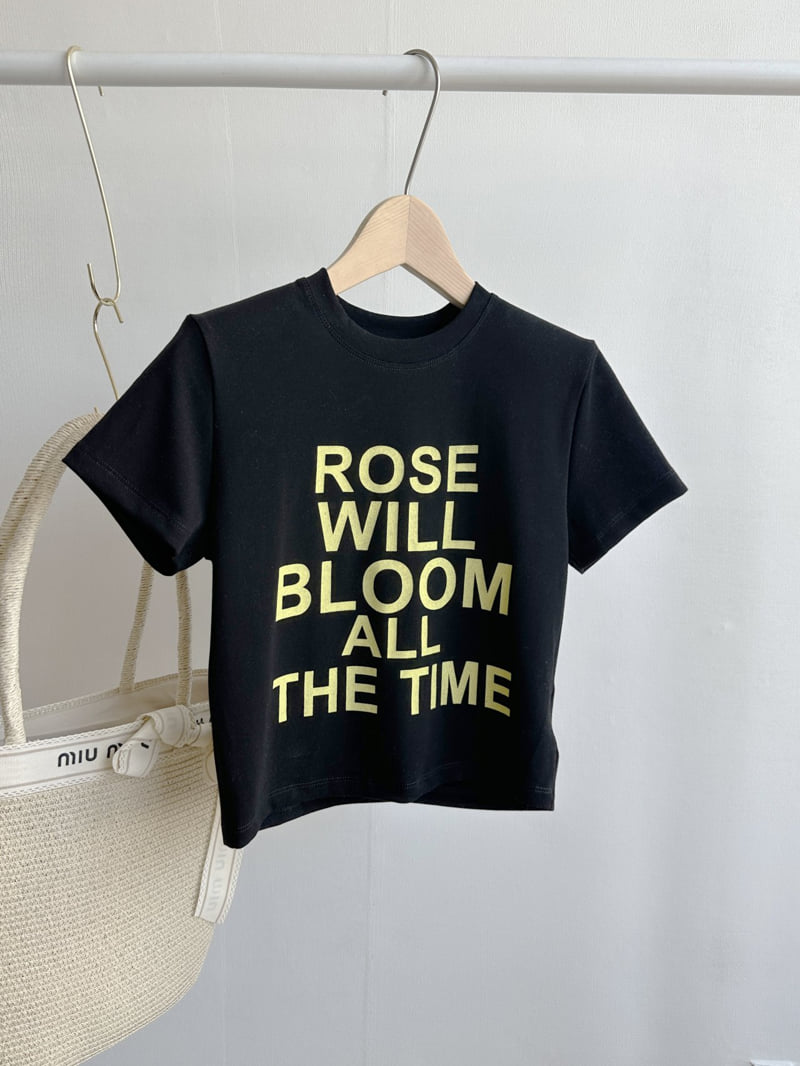 There By - Korean Women Fashion - #momslook - Rose Padded Tee - 10