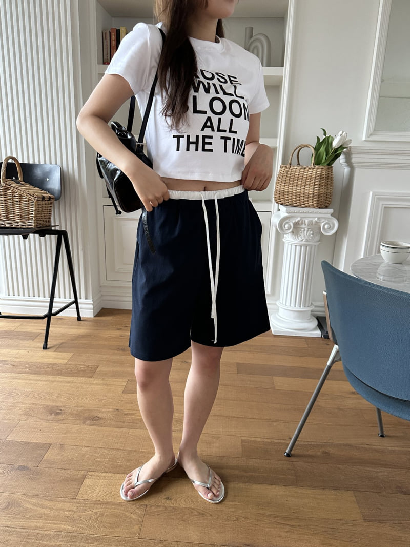 There By - Korean Women Fashion - #thelittlethings - Rose Padded Tee - 4