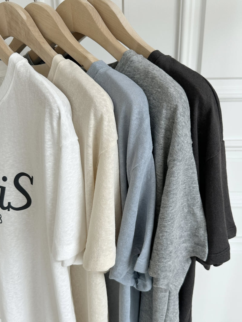There By - Korean Women Fashion - #momslook - Paris Print Tee - 8