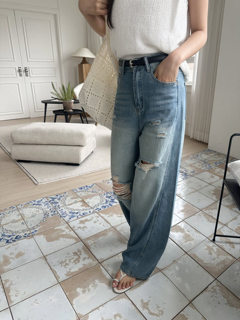 There By - Korean Women Fashion - #momslook - 517 Denim Pants