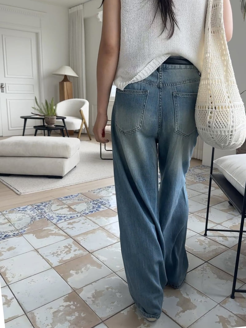 There By - Korean Women Fashion - #momslook - 517 Denim Pants - 5