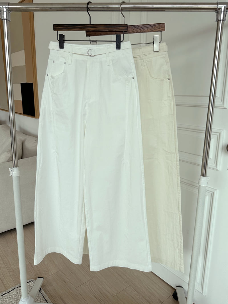 There By - Korean Women Fashion - #momslook - Rich Belted Pants - 8