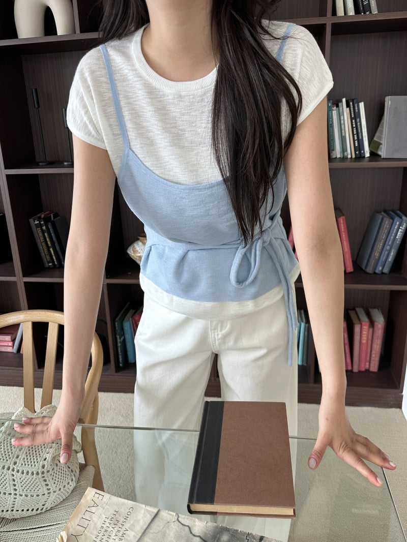 There By - Korean Women Fashion - #restrostyle - Layered Knit - 3