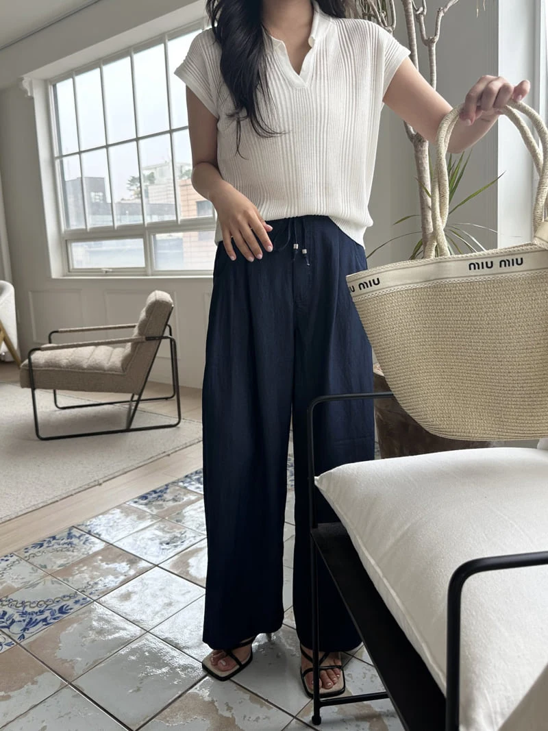 There By - Korean Women Fashion - #thelittlethings - Easy Strap Pants - 6