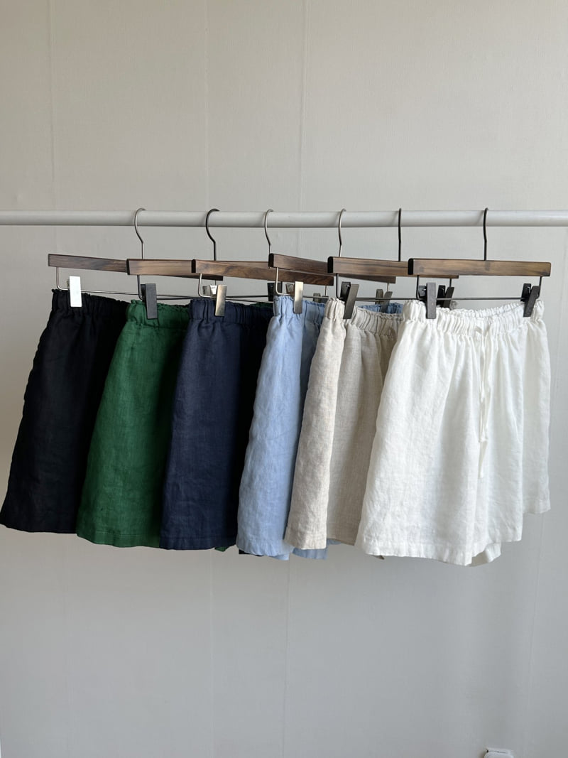 There By - Korean Women Fashion - #womensfashion - Linen Shorts - 8