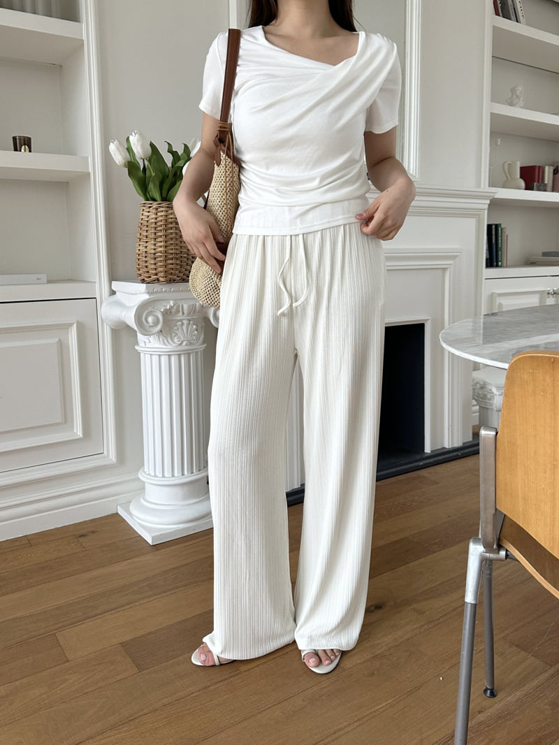 There By - Korean Women Fashion - #momslook - Ice Ribbed Pants - 4
