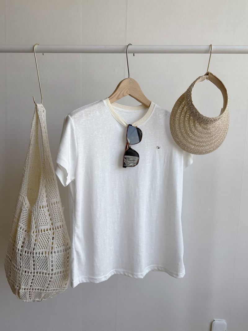 There By - Korean Women Fashion - #womensfashion - Color-block Tee - 3