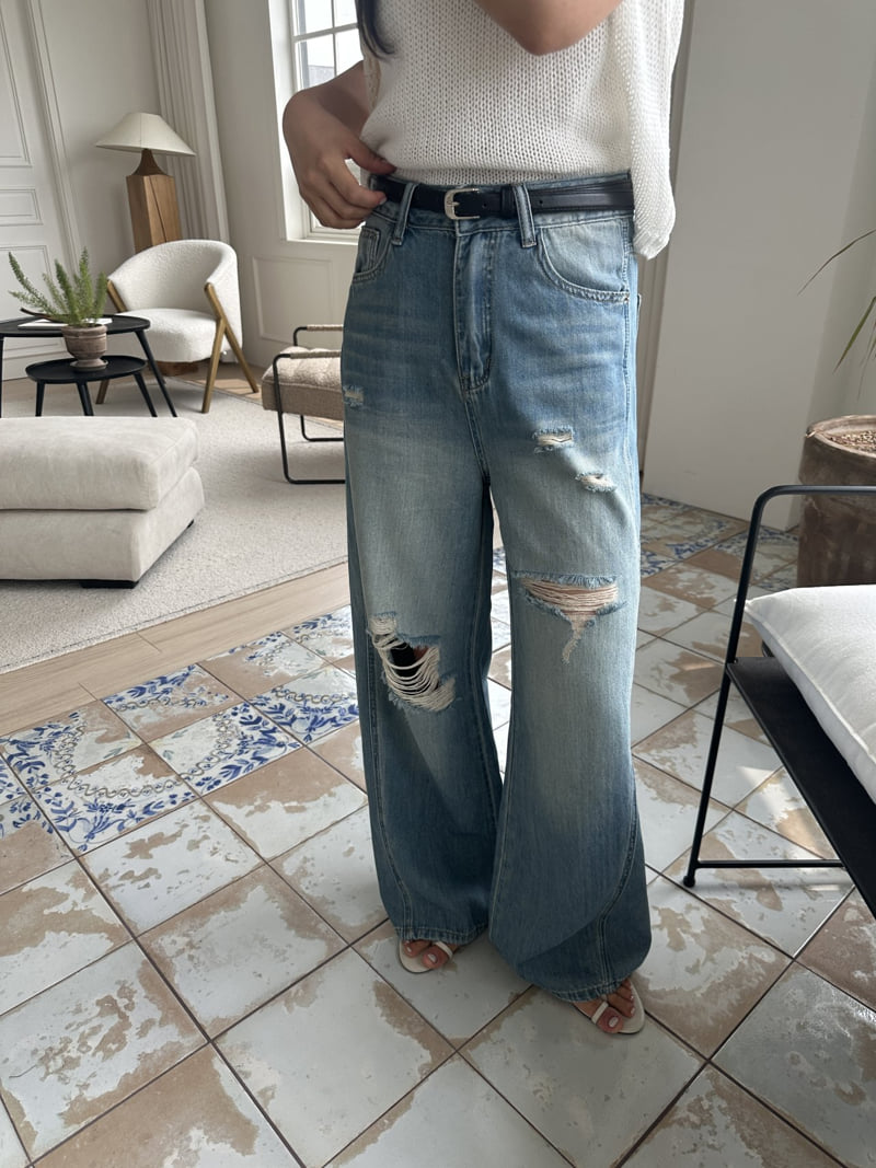 There By - Korean Women Fashion - #womensfashion - 517 Denim Pants - 2