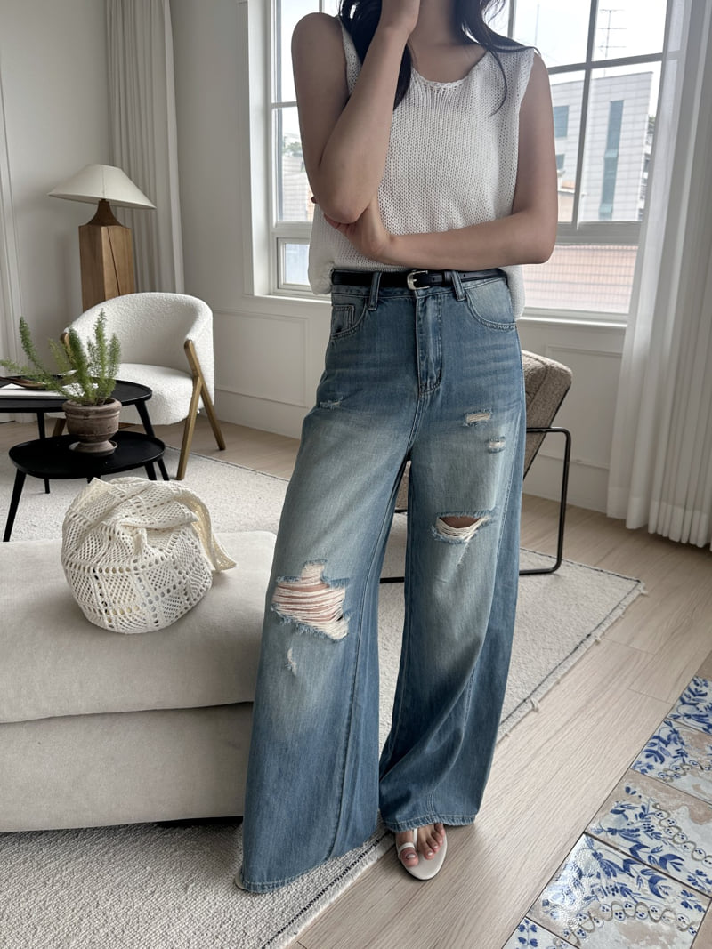 There By - Korean Women Fashion - #womensfashion - 517 Denim Pants - 8