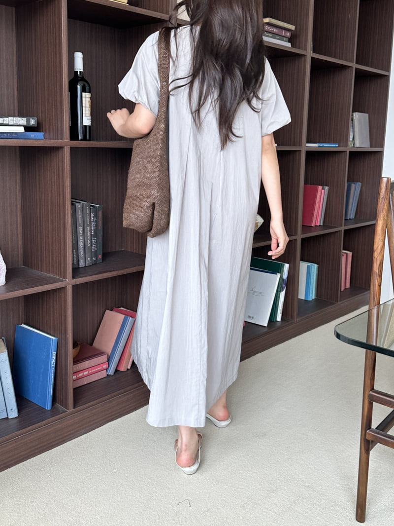 There By - Korean Women Fashion - #womensfashion - Pin-Tuck Pleated One-piece - 6