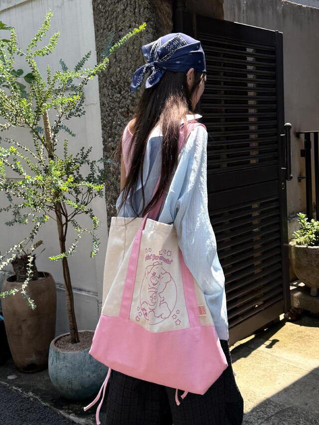 Toll - Korean Women Fashion - #momslook - Bear Big Bag