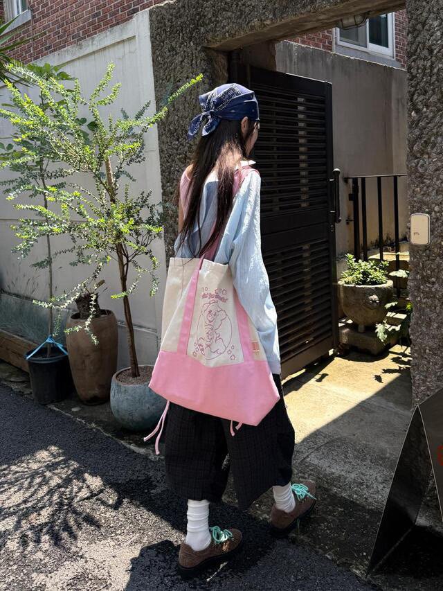 Toll - Korean Women Fashion - #momslook - Bear Big Bag - 3