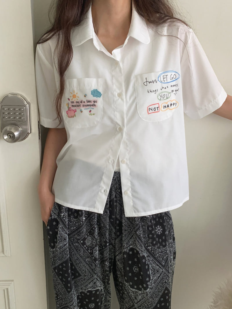 Toll - Korean Women Fashion - #momslook - Let's Go Shirt - 2