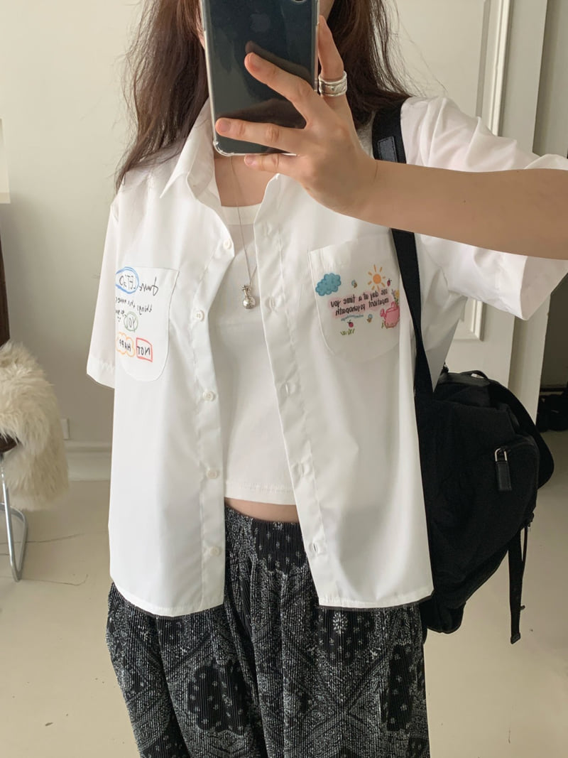 Toll - Korean Women Fashion - #womensfashion - Let's Go Shirt - 4