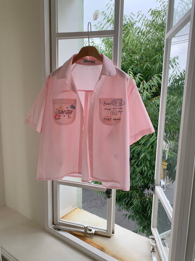 Toll - Korean Women Fashion - #restrostyle - Let's Go Shirt - 11