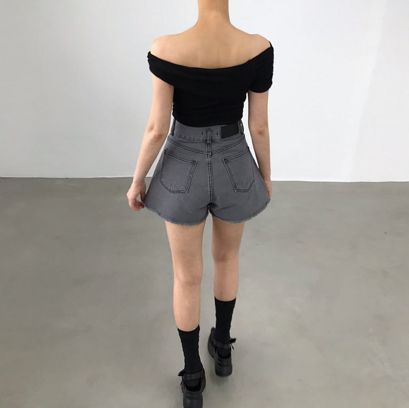 Twomoon - Korean Women Fashion - #momslook - Twister Asymmetrical Top - 3