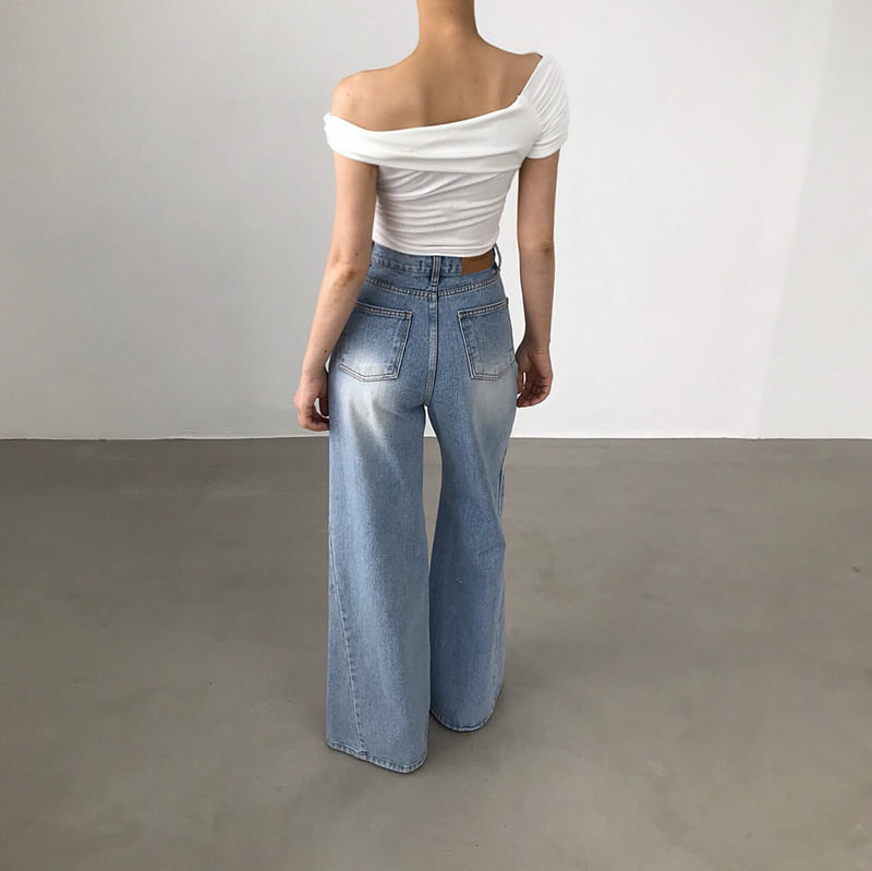 Twomoon - Korean Women Fashion - #restrostyle - Twister Asymmetrical Top - 10