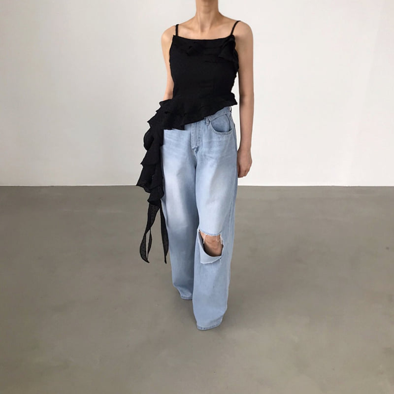 Twomoon - Korean Women Fashion - #shopsmall - Lilith Flare Sleeveless Top - 7